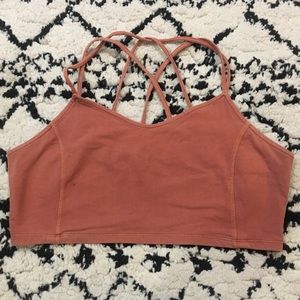 American Eagle large strappy bralette orange